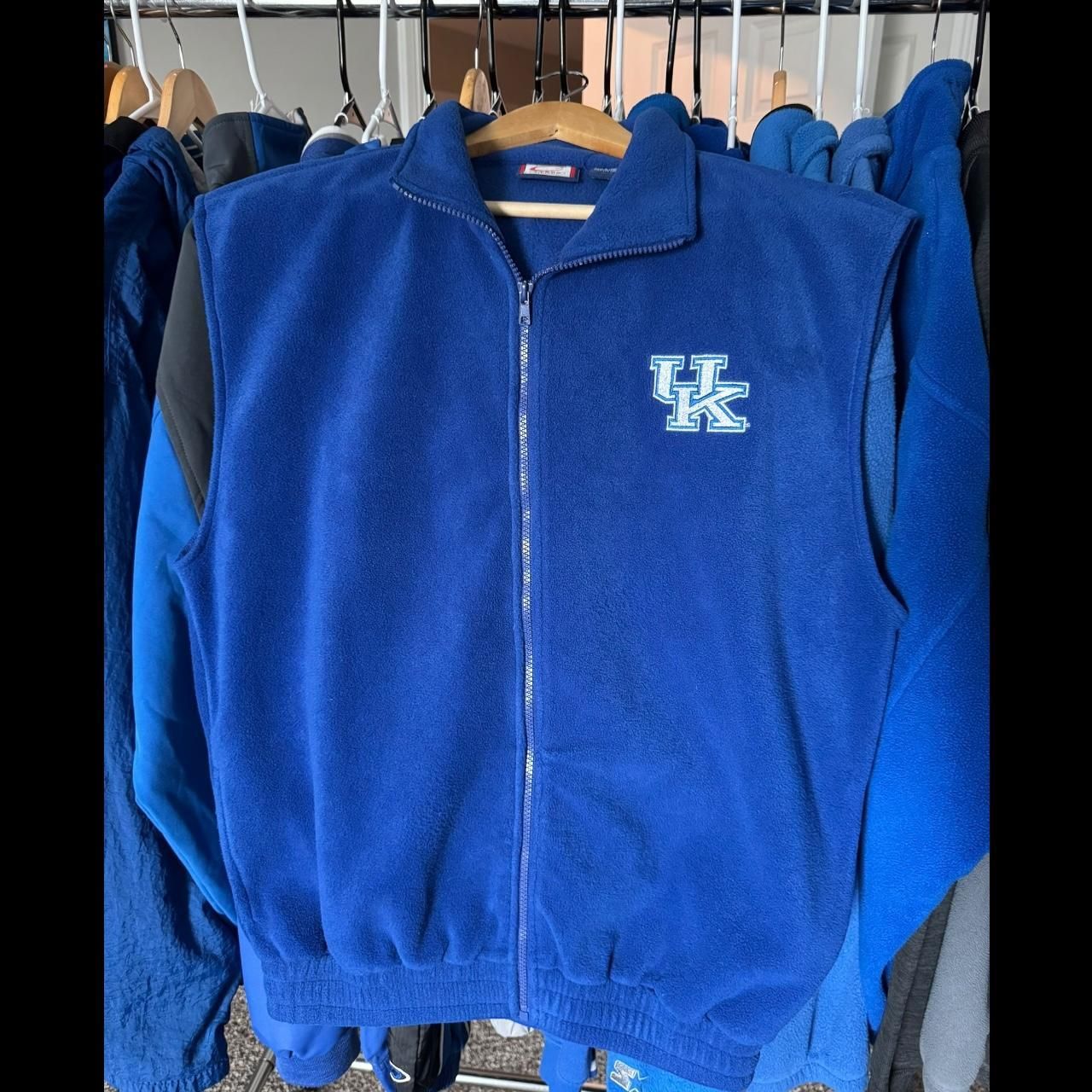 Vintage Cadre Athletic University Of Kentucky Fleece Vest